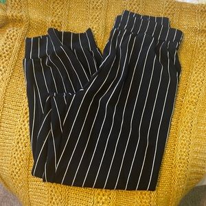 Shein curve OXL striped jogger style dress pant